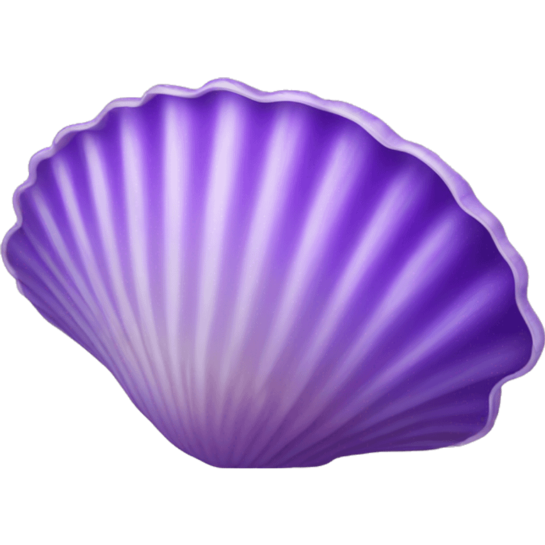 purple clam shell emoji