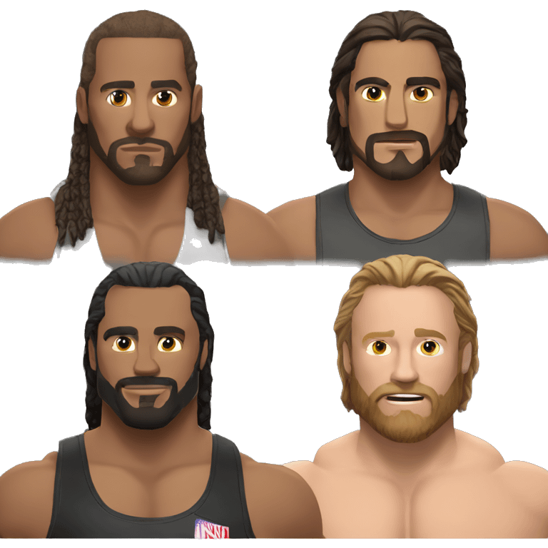 Réunion de The Shield wwe super réaliste emoji