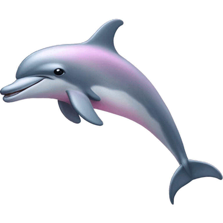 Pastel-pink-colors-dolphin emoji