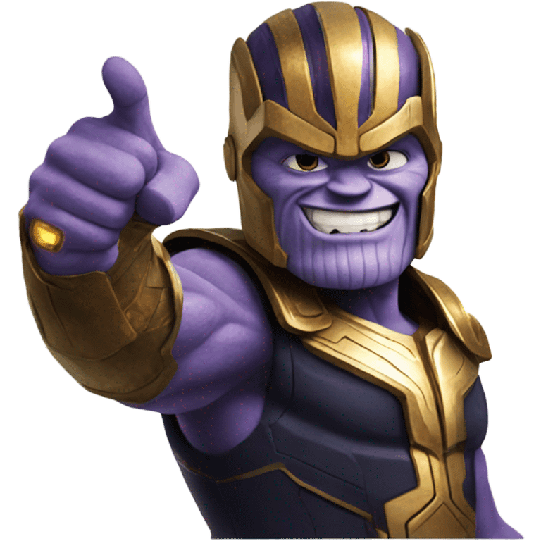 Thanos THUMB UP emoji