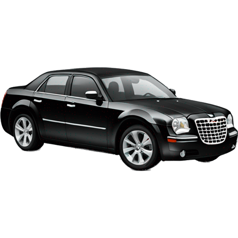 black chrysler 300 emoji