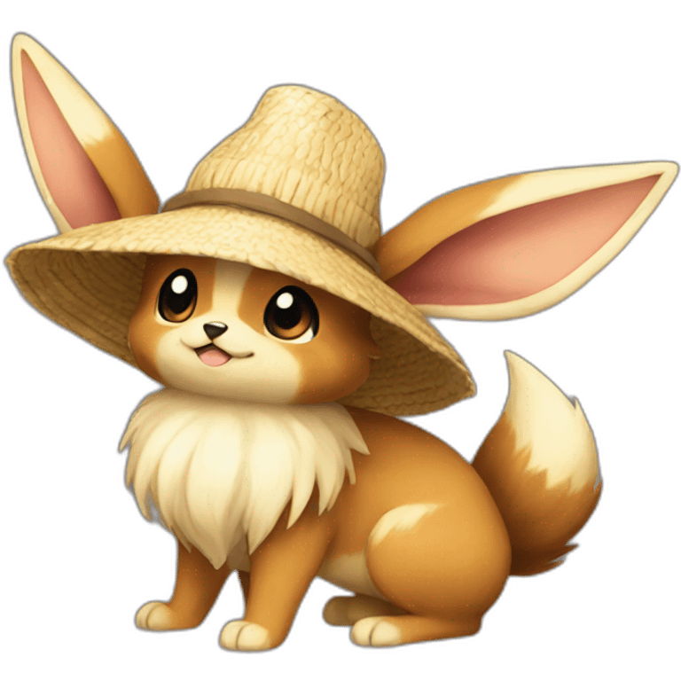 Strawhat Eevee emoji