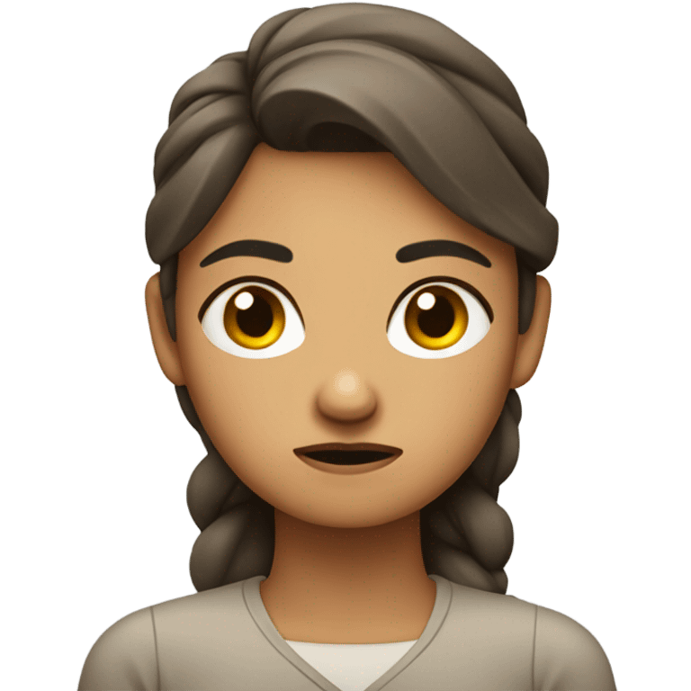 Annoyed female emoji