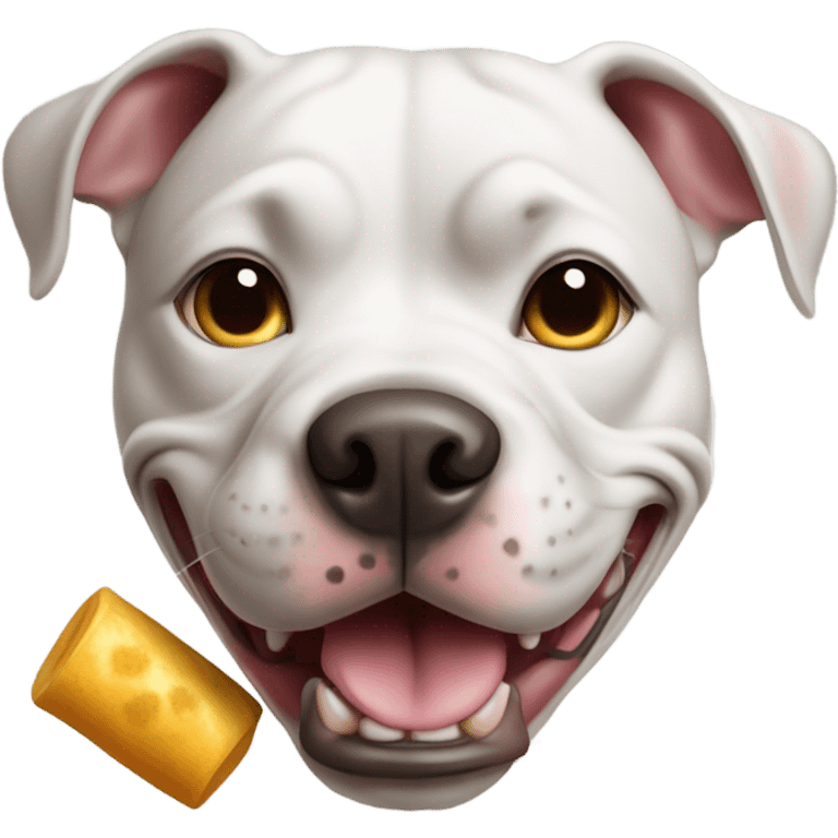 Playful pitbull  emoji