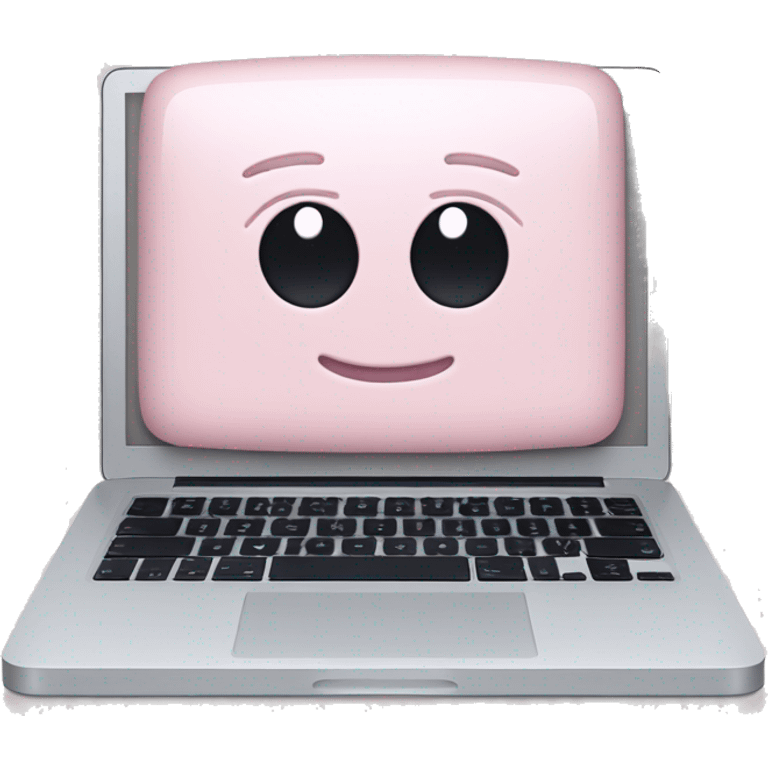  pale pink macbook computer emoji