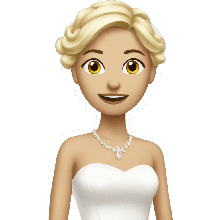 blonde bride emoji