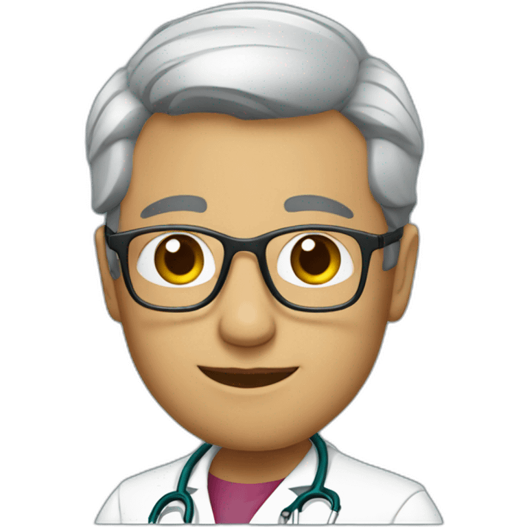 AI latin doctor with glasses emoji