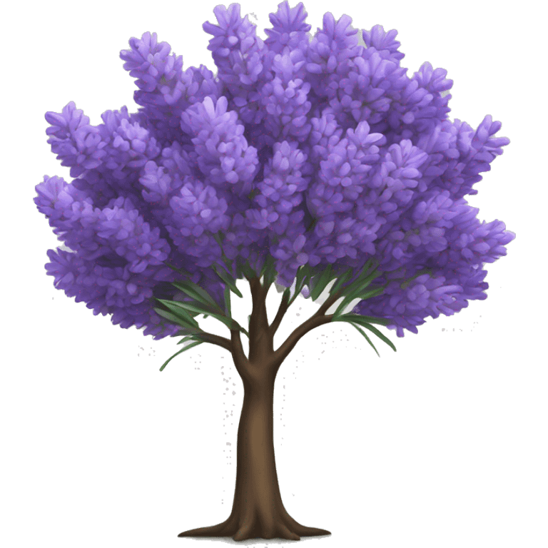 Lavander New Year tree emoji