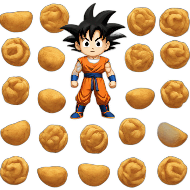 goku holding nuts emoji