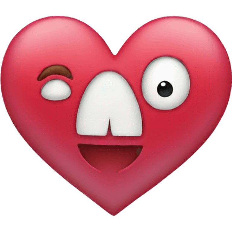 Heart with s emoji