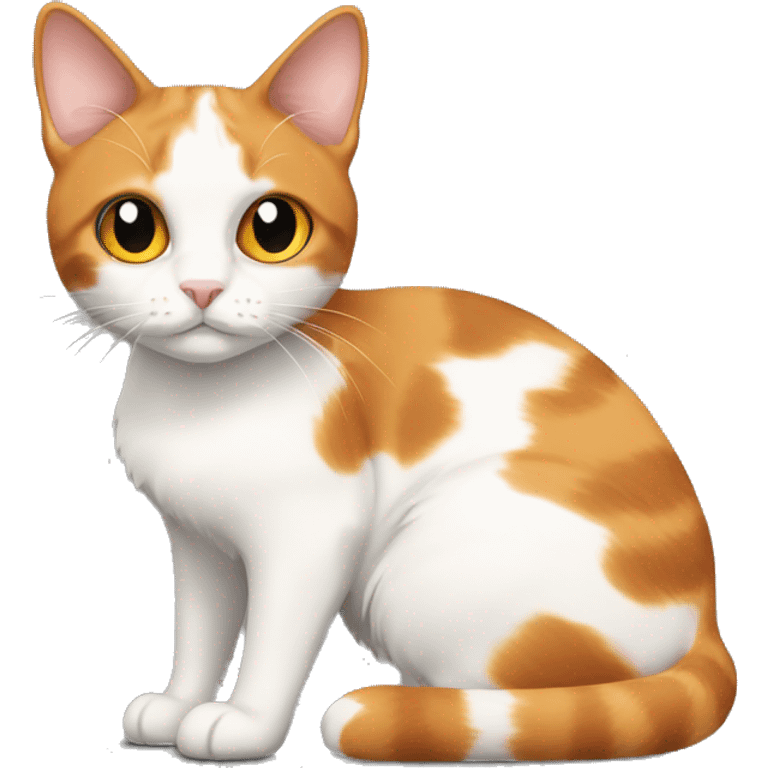 calico cream cat with black calico cat with orange calico cat mixed emoji