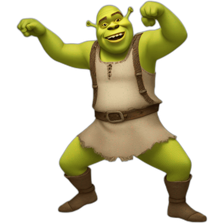 shrek qui danse emoji