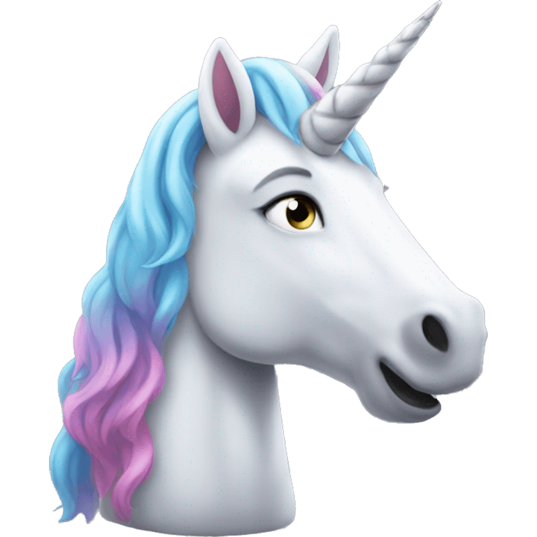 unicorn cryinf emoji