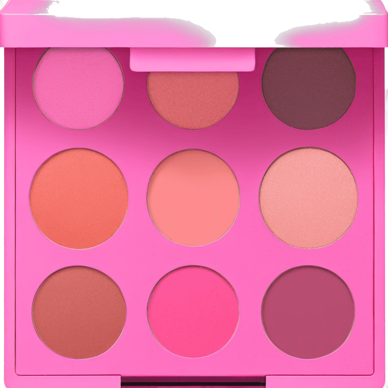 Eye Shadow Palette pink emoji