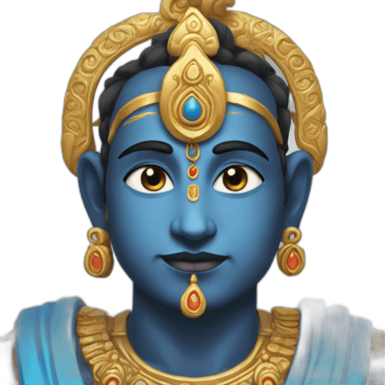 Shree Ram god blue skin emoji