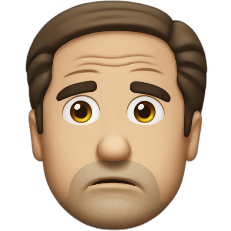 angry michael scott face emoji