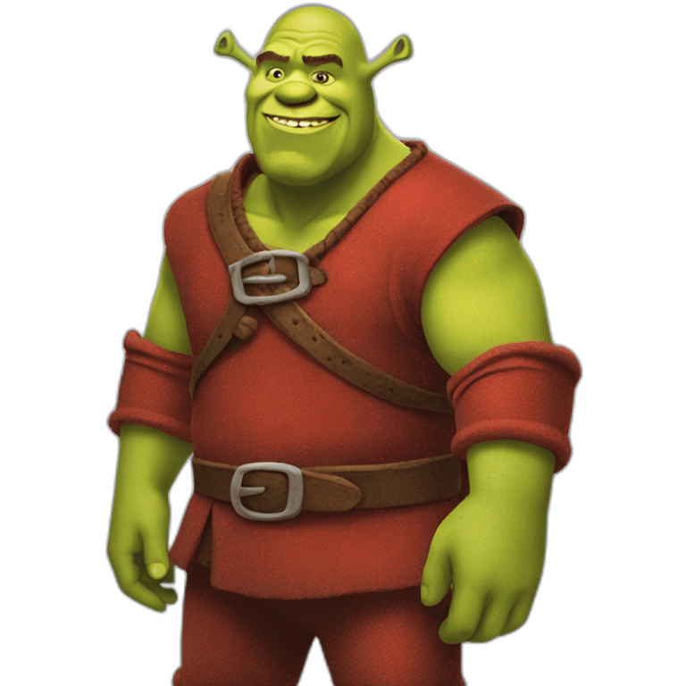 red-shrek emoji