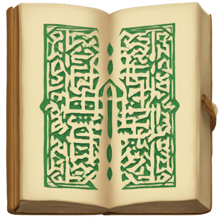 a closed Quran book emoji