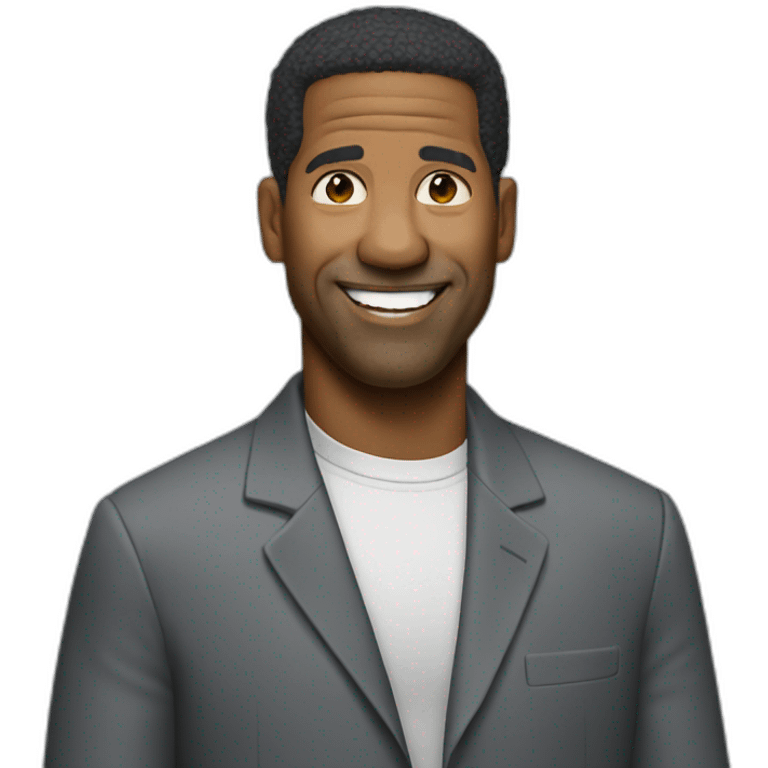 Denzel Washington Happy emoji