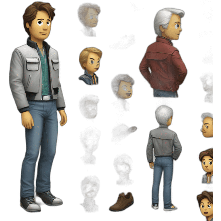 back to the future emoji