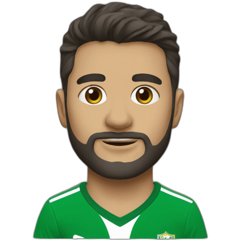 Betis fútbol player t-shirt emoji