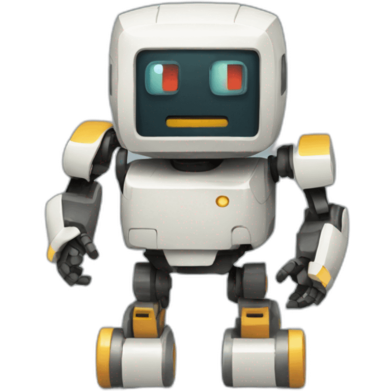 pixelated small robot emoji