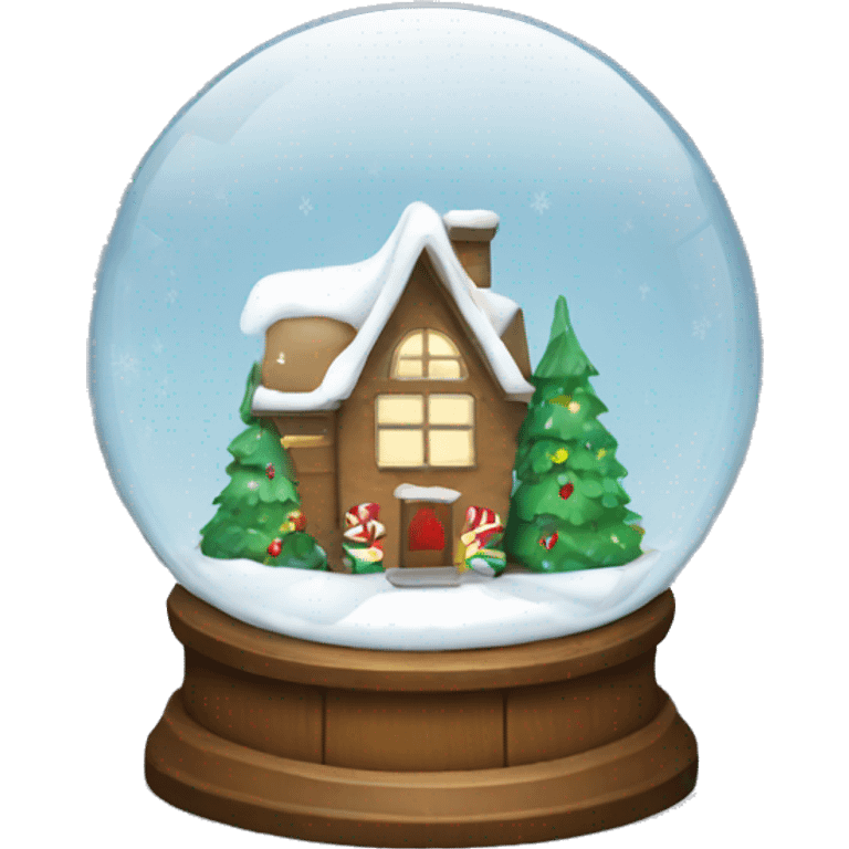 Christmas snowglobe emoji