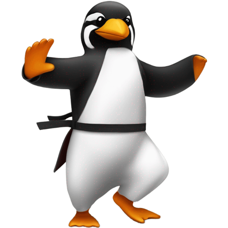 Karate penguin  emoji