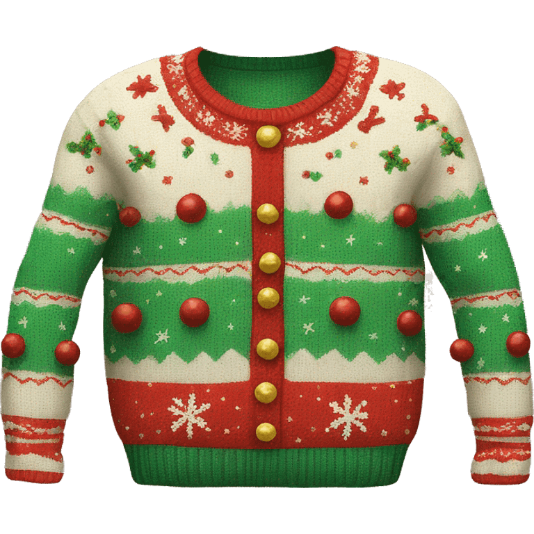 Ugly Christmas Sweater emoji