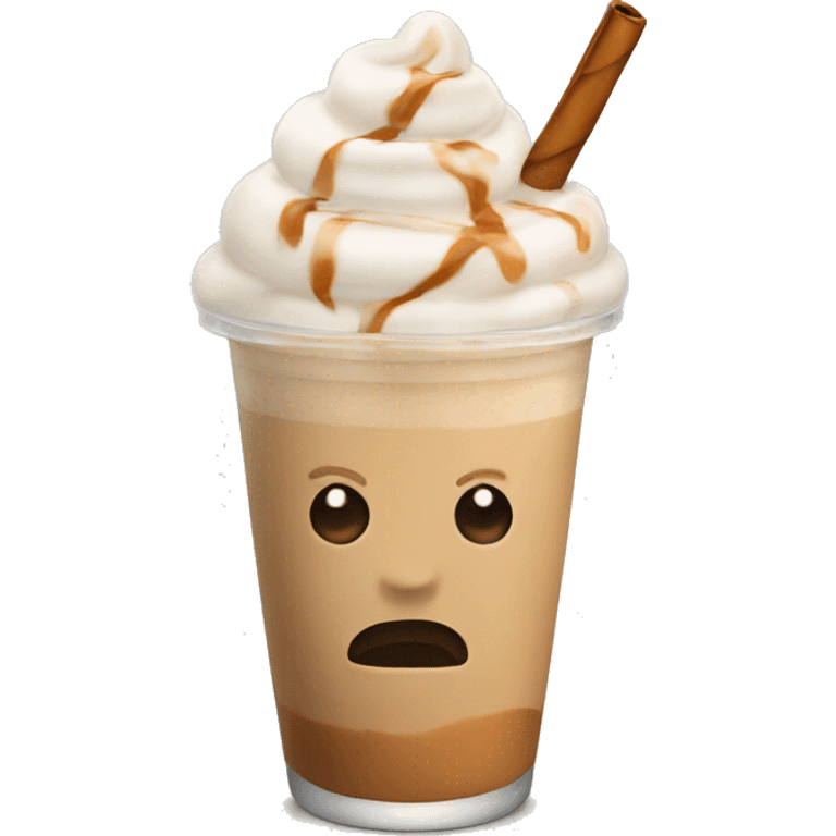 Iced chai latte  emoji