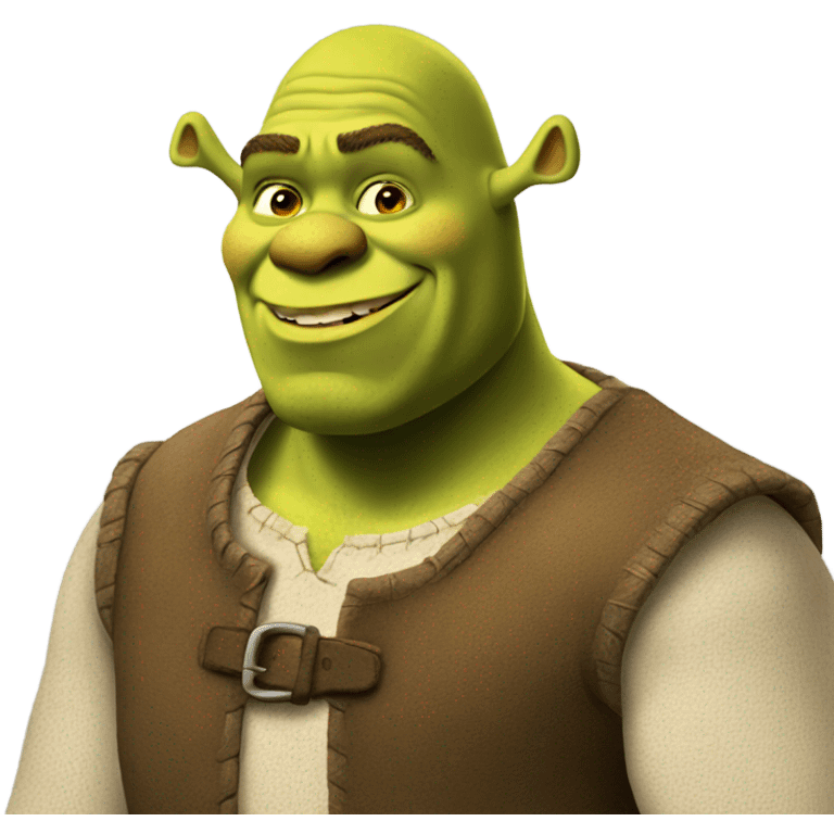 Attractive shrek emoji