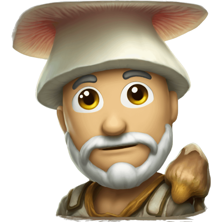 legend of mushroom game, funny face emoji