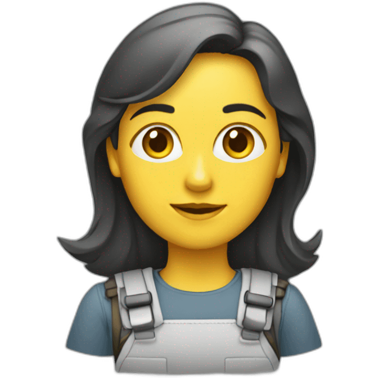 Ingeniero mujer emoji