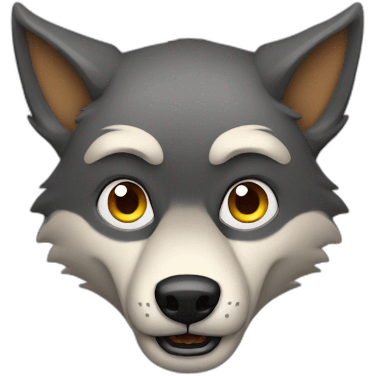 big bad wolf emoji