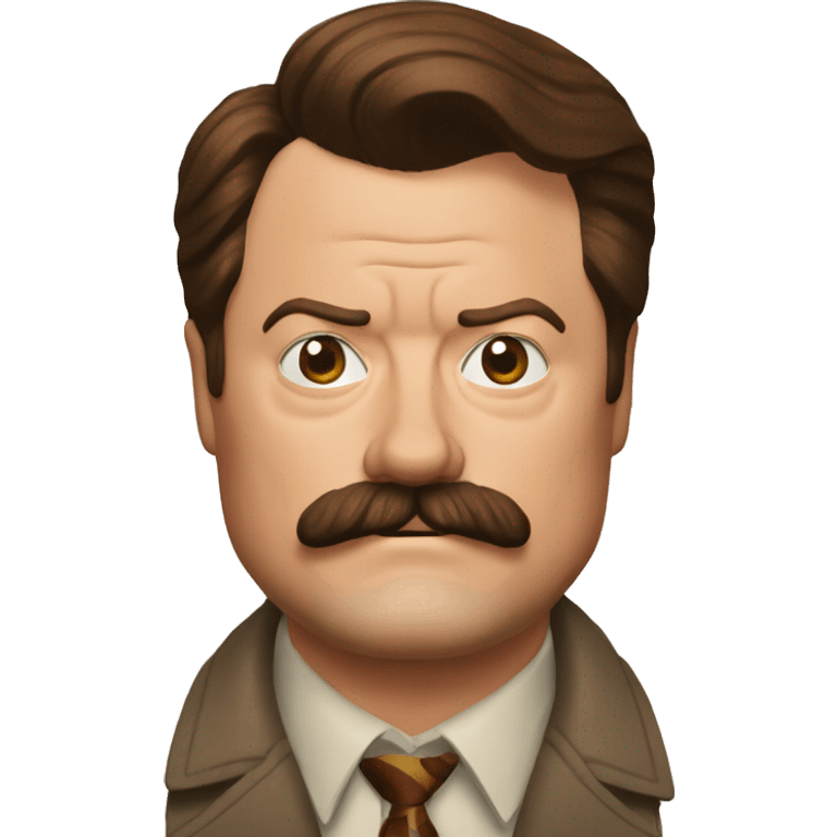 Ron Swanson Leslie Knope emoji