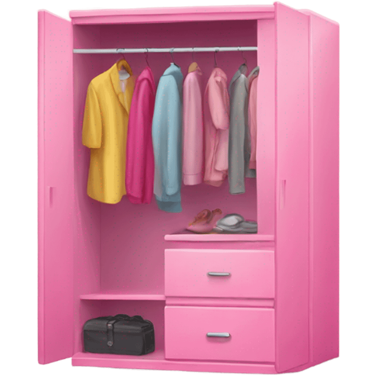 Pink wardrobe  emoji