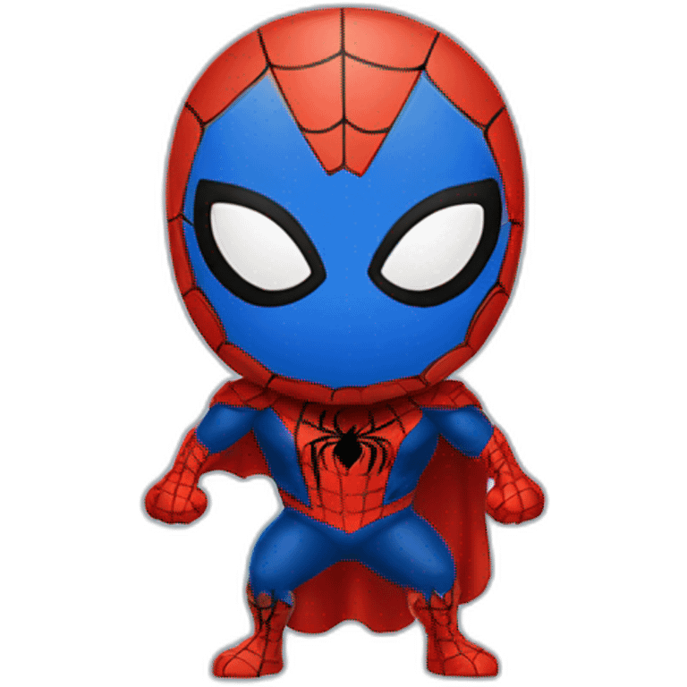 Spiderman con bandera Argentina emoji