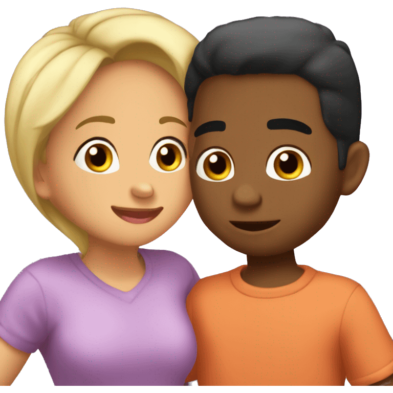 tasha and pablo from backyardigans kissing emoji