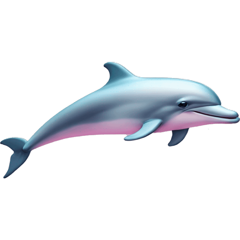 Pastel-pink-colors-dolphin emoji