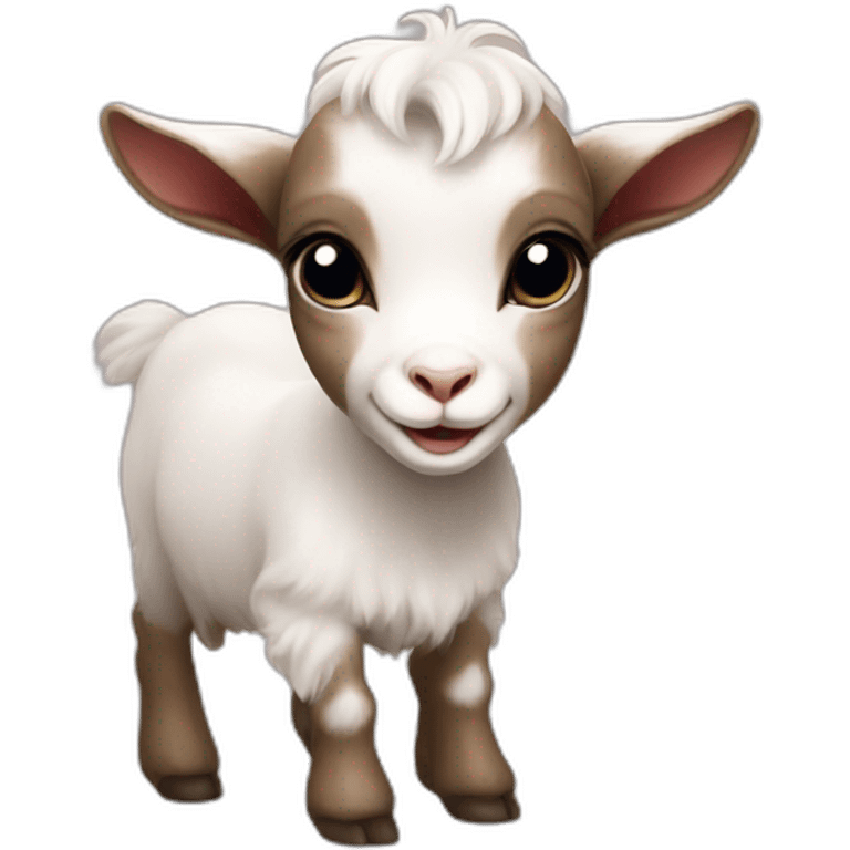 Baby goat cute emoji