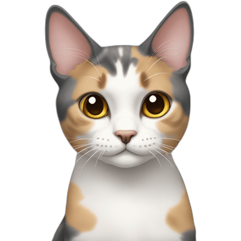 dilute calico cat emoji