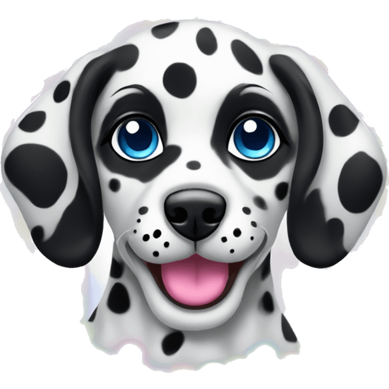 lisa frank rainbow dalmatian puppy emoji