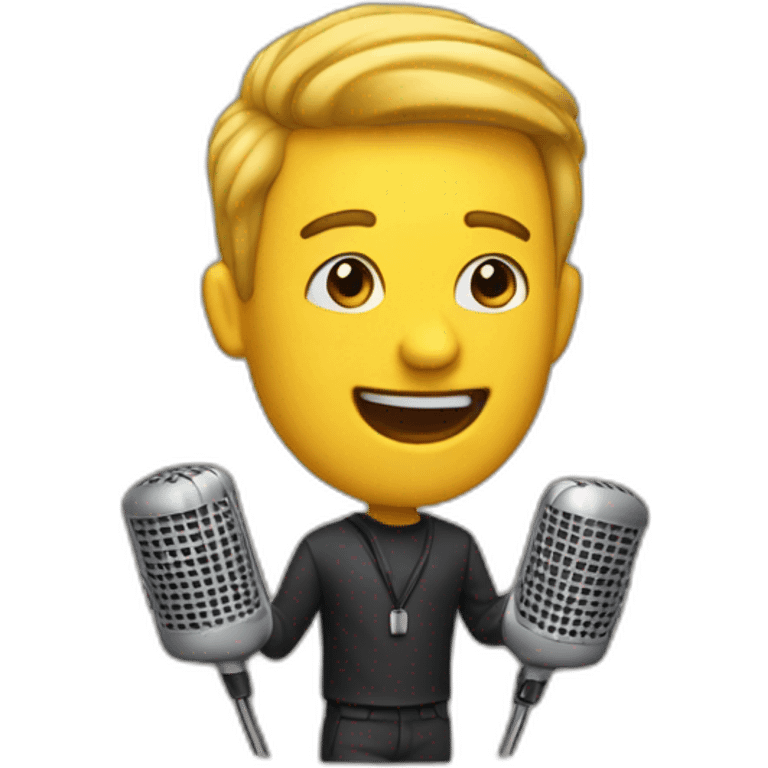 microphone man emoji