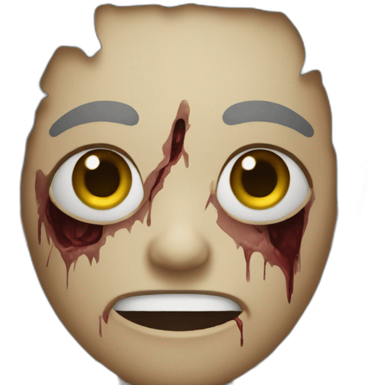 Zombie survivor emoji