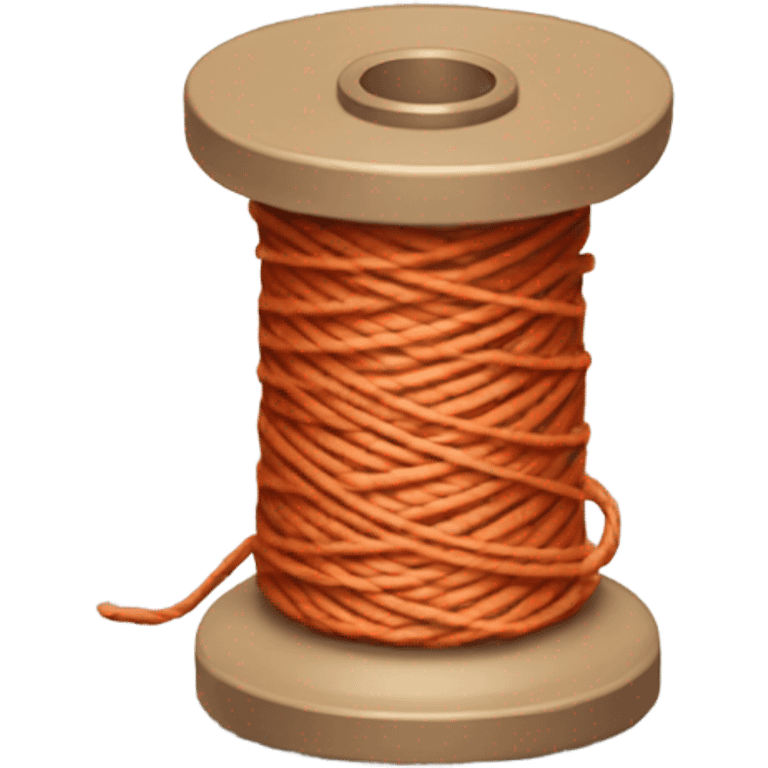 angled spool of thread emoji