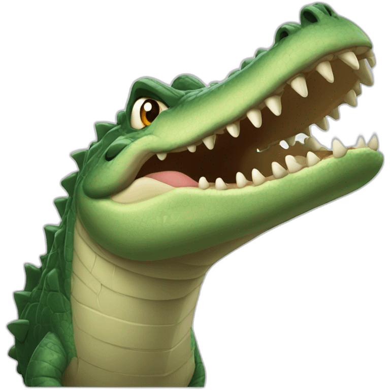 dangerous, scary crocodile emoji