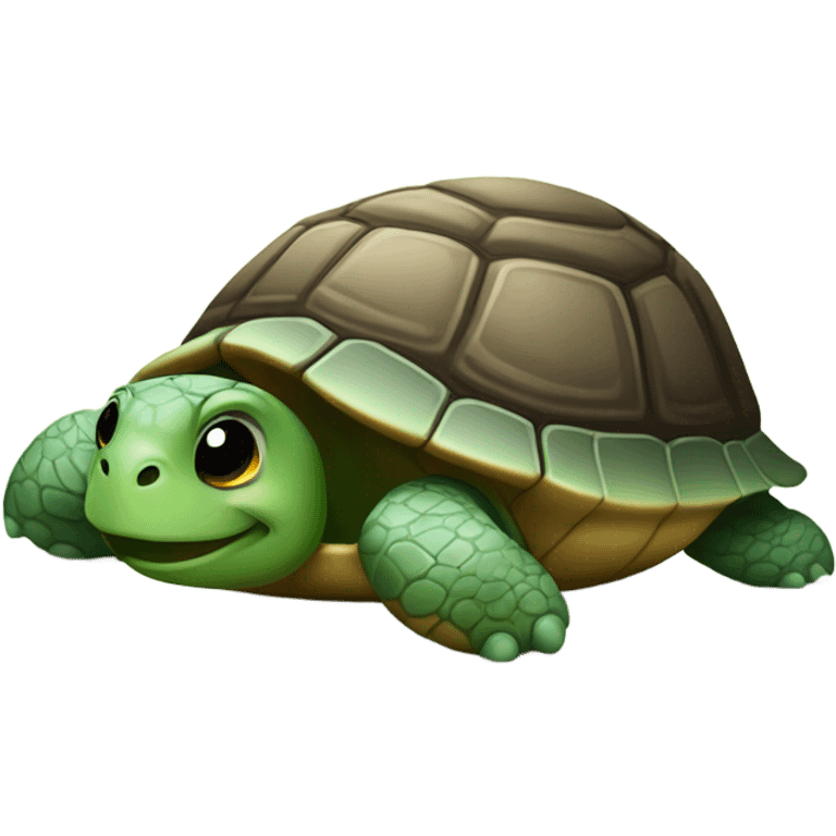 turtle going to sleep  emoji