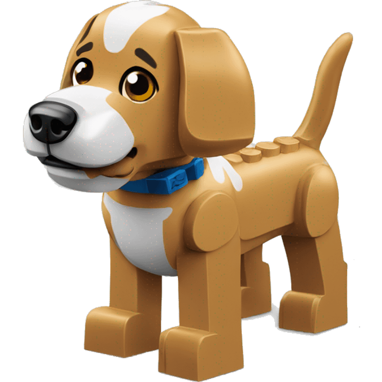 Lego dog emoji