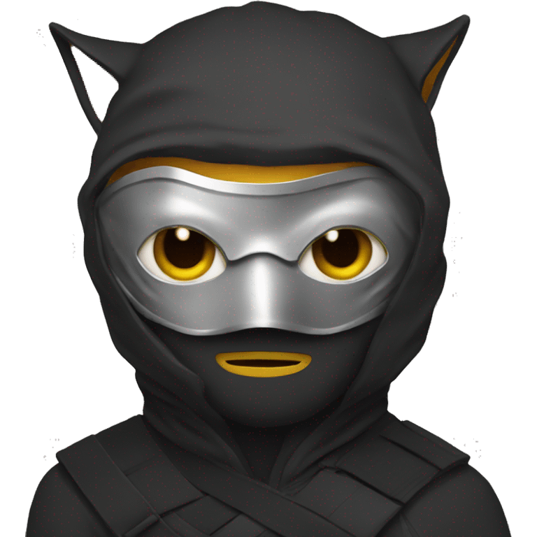 cat in ninja mask emoji