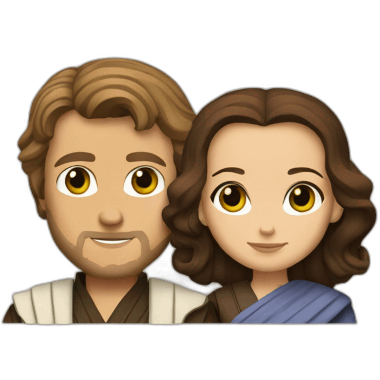 Anakin Skywalker with padme emoji